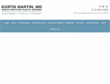 Tablet Screenshot of cincinnatiplasticsurgery.com